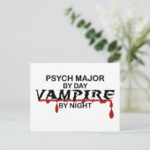 Carte Postale Psych Major Vampire par nuit (Debout devant)