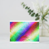 Carte Postale psychadélique Bubblewrap (Debout devant)