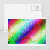 Carte Postale psychadélique Bubblewrap (Devant / Derrière)