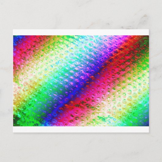 Carte Postale psychadélique Bubblewrap (Devant)