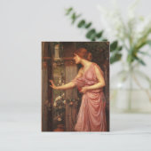 Carte Postale Psyche entrant dans le jardin de Cupid par Waterho (Debout devant)