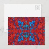 Carte Postale Psychédélic kaleidoscope (Devant / Derrière)
