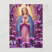 Carte Postale  psychedelic Protection From Evil Mary (Devant)