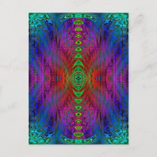 Carte Postale Psychedelic Time Warp par SD. Kelley (Devant)