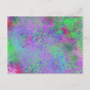 Carte Postale Psychedélie