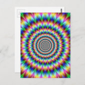 Carte Postale Psychedélie (Devant / Derrière)