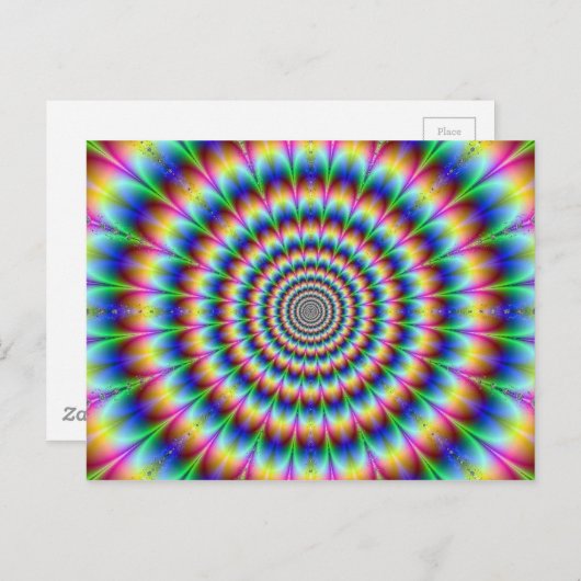 Carte Postale Psychedélie (Devant / Derrière)