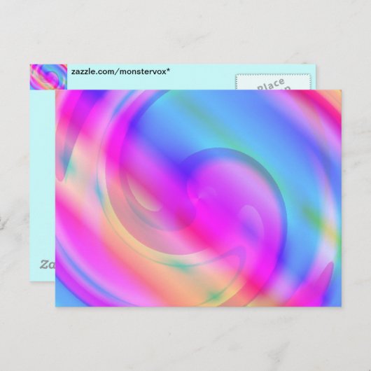 Carte Postale Psychédélique (Devant / Derrière)