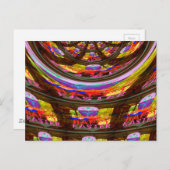 Carte Postale Psychédélique Pâques Kaleidoscope Art (Devant / Derrière)