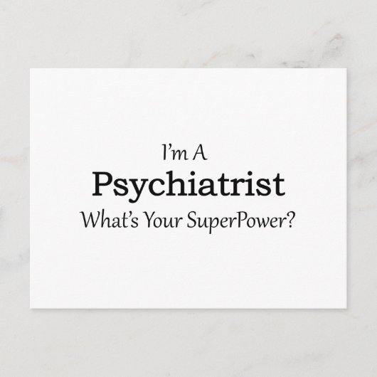 Carte Postale Psychiatre (Devant)