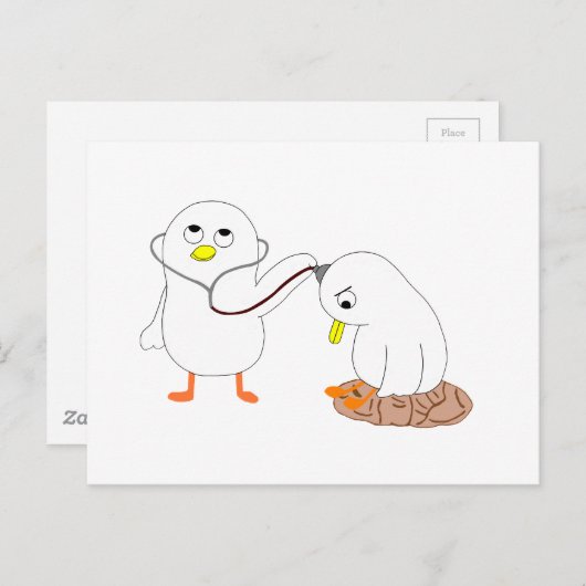 Carte Postale Psychiatre (Devant / Derrière)