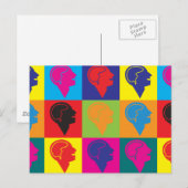 Carte Postale Psychiatry Pop Art (Devant / Derrière)