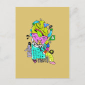 Carte Postale psycho (Devant)