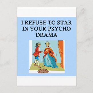 Carte Postale psycho drame queen