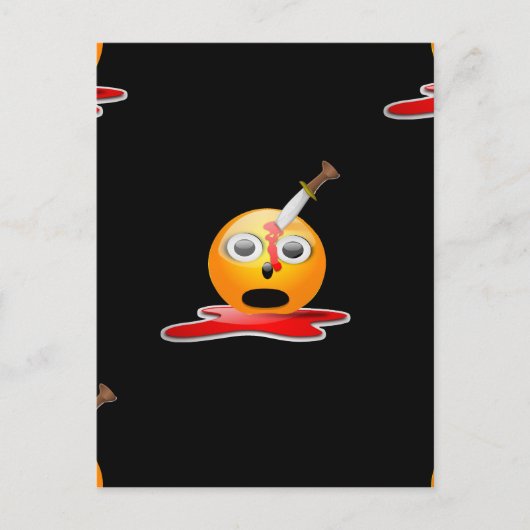 Carte Postale psycho-émoji (Devant)