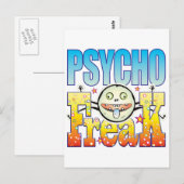 Carte Postale Psycho Freaky Freak (Devant / Derrière)