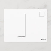 Carte Postale Psycho Moose dans une Cravate de Bow (Dos)