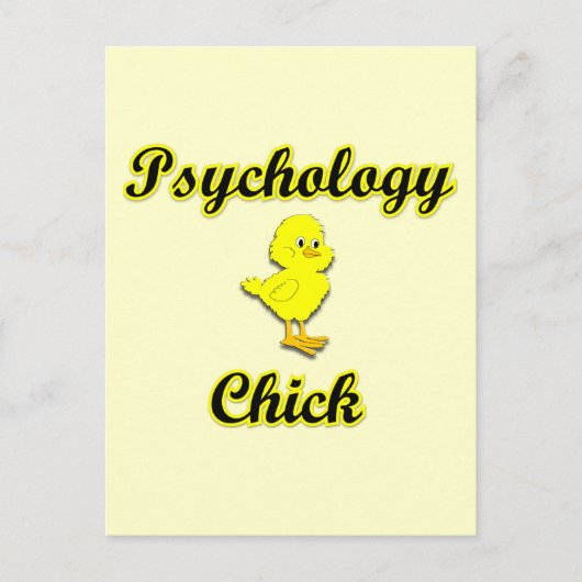 Carte Postale Psychologie Chick (Devant)
