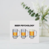 Carte Postale Psychologie de la bière (Debout devant)
