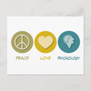 Carte Postale Psychologie de l'amour de la paix