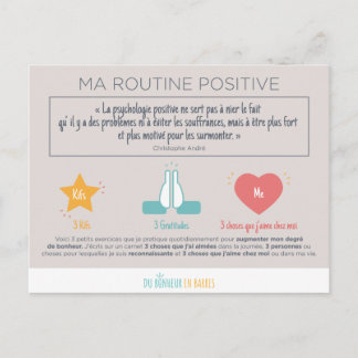 Carte Postale Psychologie positive