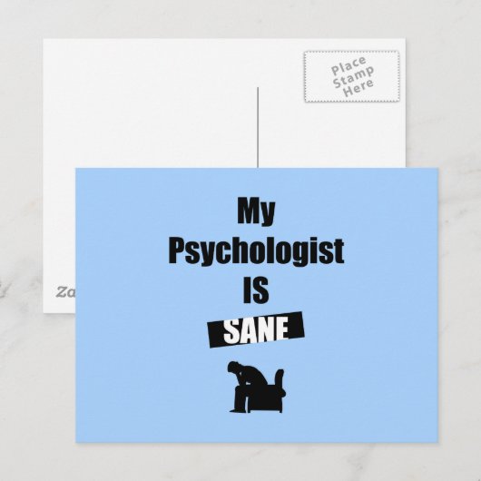 Carte Postale Psychologue (Devant / Derrière)