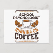 Carte Postale Psychologue de l'école en cours d'exécution Café C (Devant)