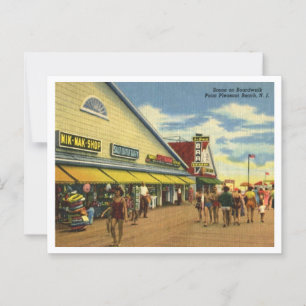 Carte Postale Pt Pleasant Beach Boardwalk 1950