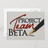 Carte postale PTB (Devant / Derrière)