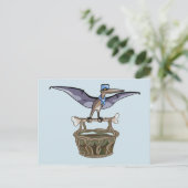 Carte Postale Ptéranodon portant un panier (Debout devant)