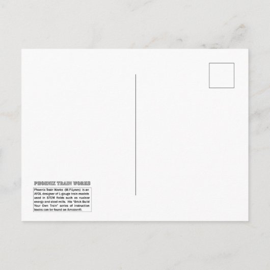 Carte postale PTW sur les déchets nucléaires améri (Dos)