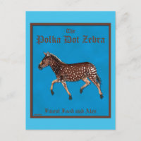 Pub anglais Polka Dot Zebra