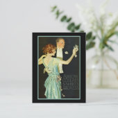 Carte Postale Pub de chemise Couple de danse (Debout devant)