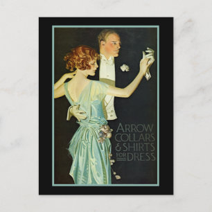 Carte Postale Pub de chemise Couple de danse