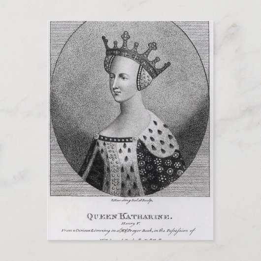 Carte Postale Pub Queen Katherine en 1792 (Devant)