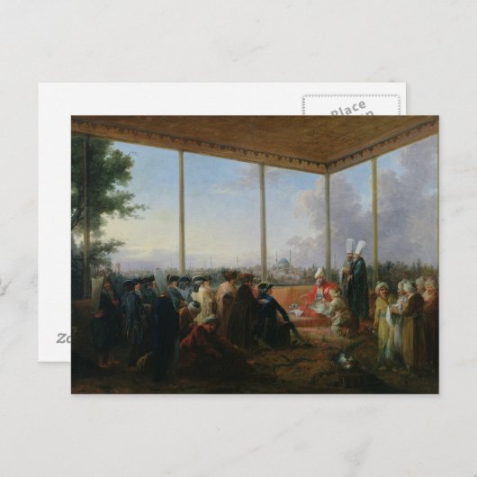 Carte Postale Public donné à Constantinople (Devant / Derrière)