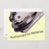 Carte Postale Public du notaire (Devant / Derrière)