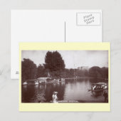 Carte Postale Public Gardens, Boston Vintage (Devant / Derrière)