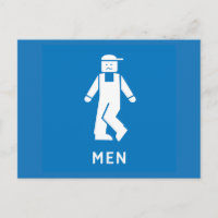 Public Toilet Men, Sign, Californie, États-Unis
