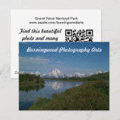 Carte postale publicitaire (Devant / Derrière)