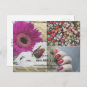 Carte postale publicitaire professionnelle de salo (Devant / Derrière)