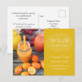 Carte postale publicitaire professionnelle - HAMby (Devant / Derrière)