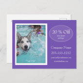 Carte postale publicitaire professionnelle - HAMby (Devant / Derrière)