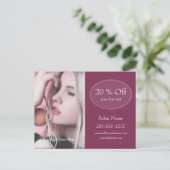 Carte postale publicitaire professionnelle - HAMby (Debout devant)