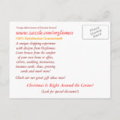 Carte postale publicitaire Steampunk vintage (Dos)
