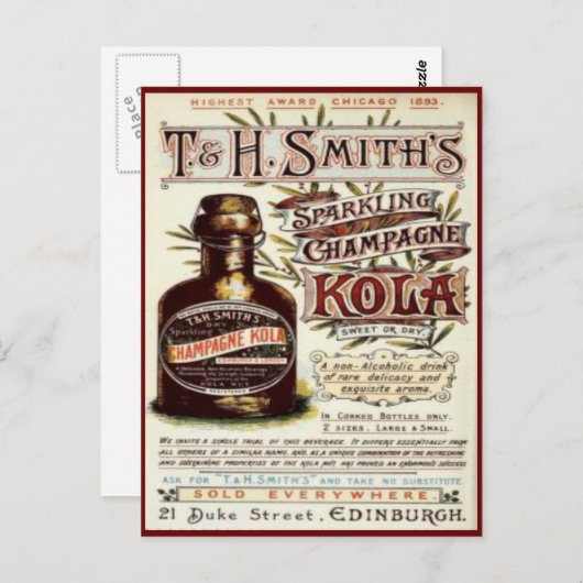 Carte Postale Publicité ancienne #1 (Devant / Derrière)