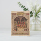 Carte Postale Publicité ancienne pour Belfast Ginger Ale. (Debout devant)