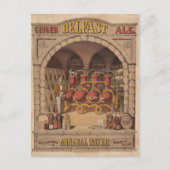 Carte Postale Publicité ancienne pour Belfast Ginger Ale. (Devant)