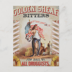 Carte Postale Publicité ancienne pour Golden Sheaf Bitters