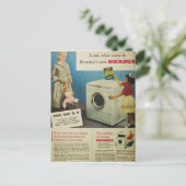 Carte Postale Publicité ancienne pour la lessive Rinso et la mac (Debout devant)